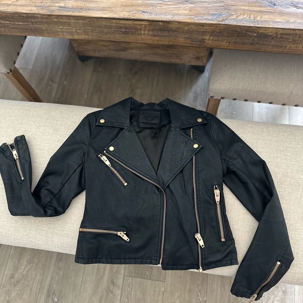 Blank NYC leather jacket xs